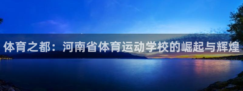 必发官方正版app集团E.ON：体育之都：河南省体育